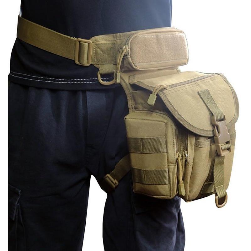 Multifunctional Leg Bag, Tactical Leg Bag, Motorcycle Riding Waist Bag, Multi-use Sports Bag for Outdoor Cycling Hiking