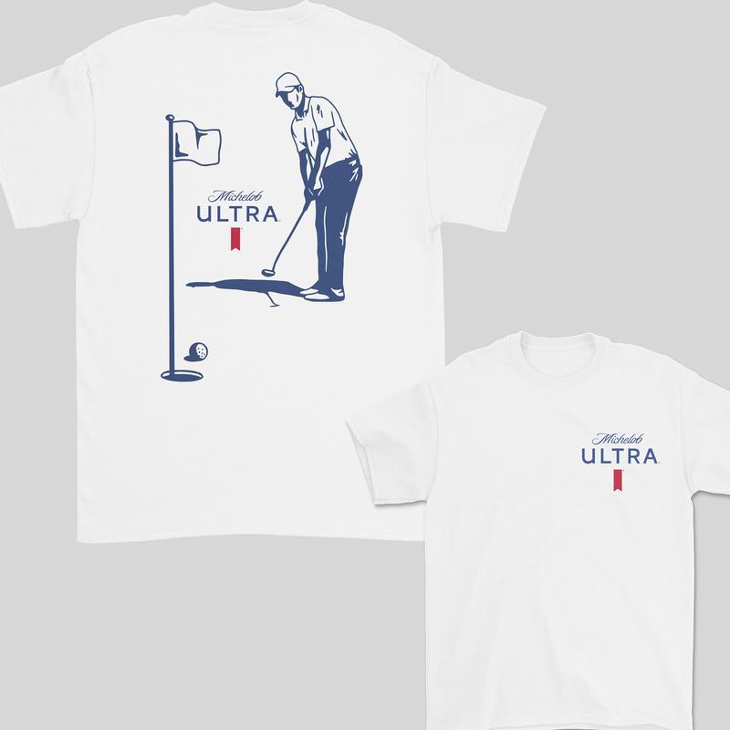 Michel0ob Ultra Golfing T-Shirt, 2 Side Golf T-Shirt, Gift For Golf Lover M235