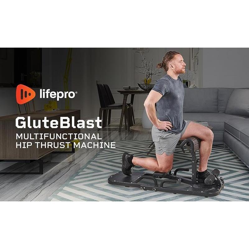 Get Bootylicious with Lifepro GluteBlast: The Ultimate Hip Thrust Device targeting your Glutes