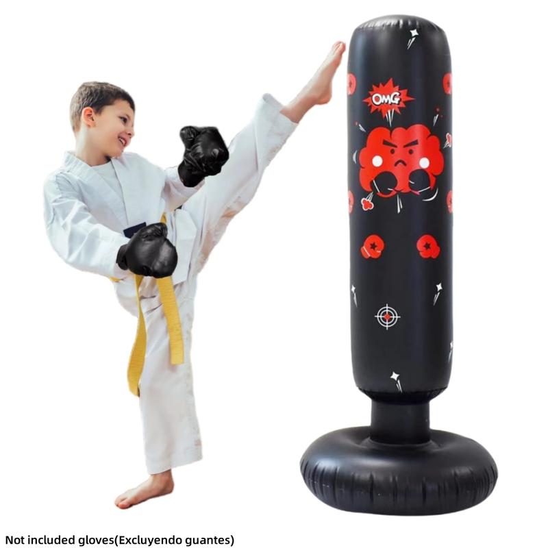 Inflatable Punching Bag for Kids 3-12, Training Boxing Equipment For Christmas Xmas Birthday Gifts, Free-Stand Punching Bag Practice Karate, Taekwondo