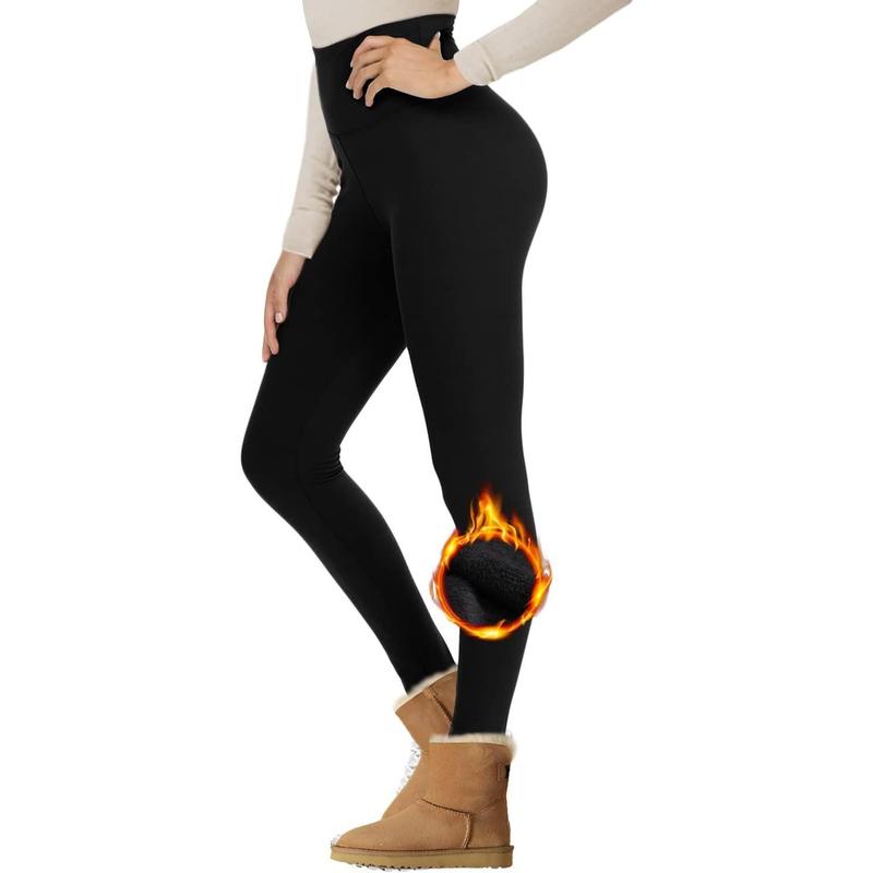 Autumn and Winter Hot Sale Velvet Padded Leggings Thermal Slim Fit High Waist Yoga Pants Exercise Running Workout Pants