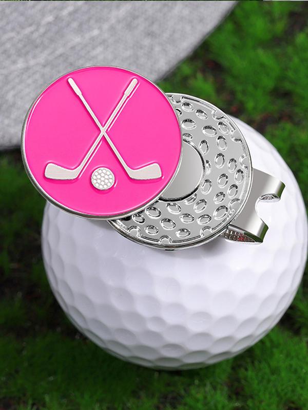 Creative Golf Design Golf Hat Clip, Cute Magnetic Golf Mark, Fashion All-match Novelty Accessories for Men & Women for Daily Life