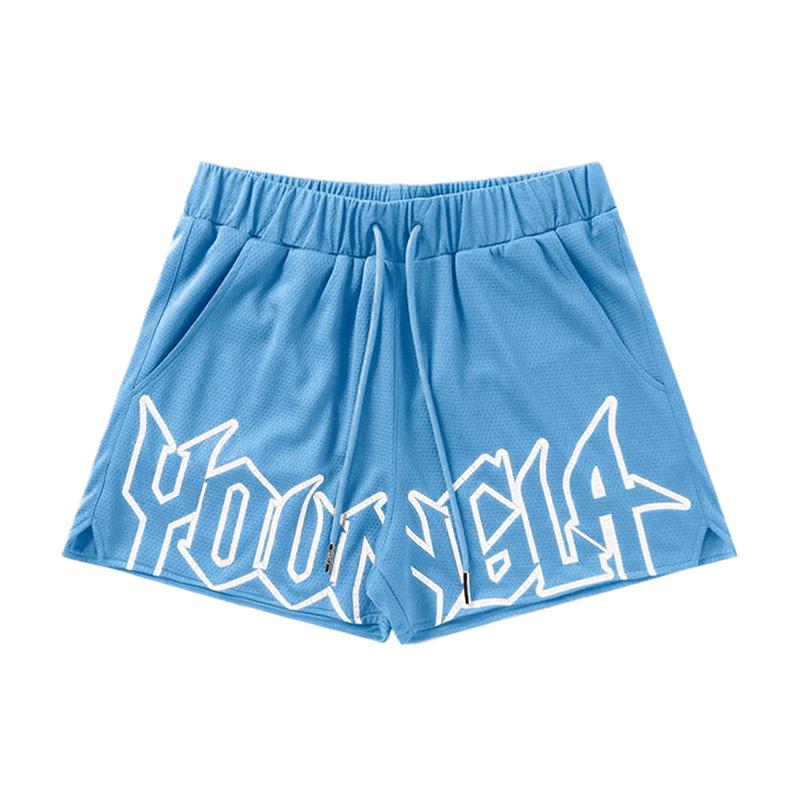 Youngla Basketball Shorts for Men and Women - Quick Dry and Breathable with Slogan Design