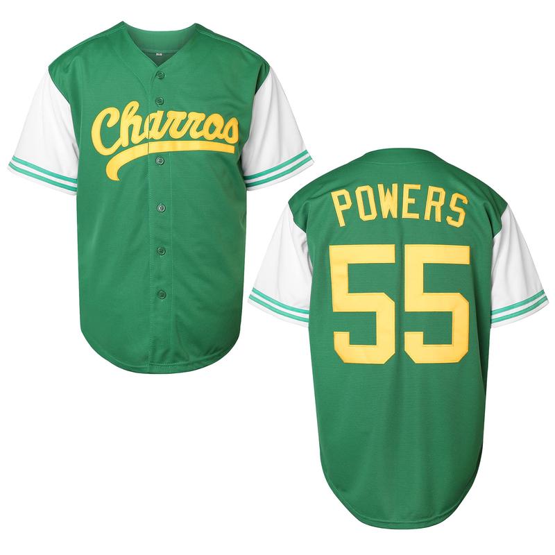 [Christmas gift] Mens 55 Kenny Powers Shirt Eastbound and Down Movie Baseball Jersey Stitched