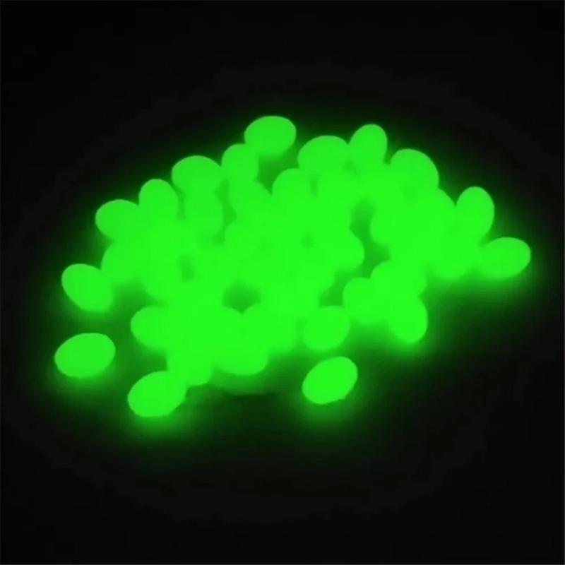 Luminous Fishing Lure Beads, 375pcs box Mixed Size Glow in The Dark Floating Fishing Beads, Fishing Accessories for Night Fishing