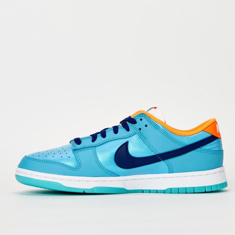 Nike Dunk Low SE Baltic Blue Total Orange HQ1538-416 Men's Fashion Sneaker New