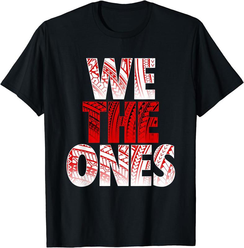 We The Ones Apparel T-Shirt Menswear Top Cotton Round Neck Sport Streetwear