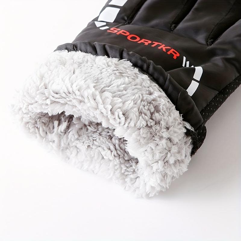 Ymibaok Winter Gloves for Men and Women - Windproof and Waterproof for Cold Weather, Snow Gloves for Skiing, Warmth, Thermal Energy, Touchscreen Fingers, Driving, Hiking, Motorcycle Riding, Insulated Material basketball accessories