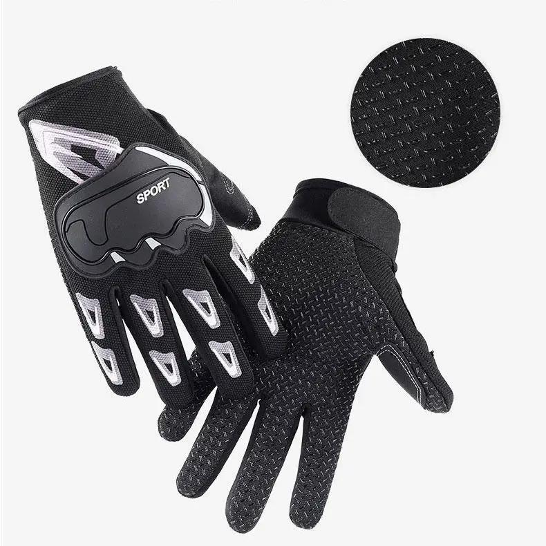 1 pair of cycling full-finger gloves, non-slip breathable gloves, shockproof tactical gloves, suitable for cycling, driving, bicycle racing, mountain bike sports