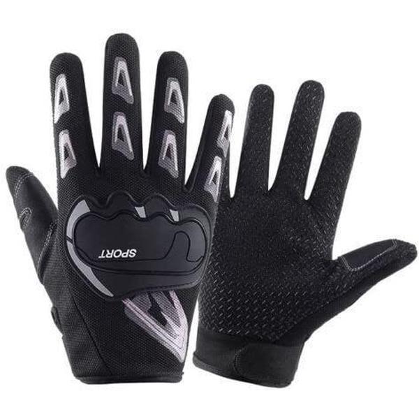 1 pair of cycling full-finger gloves, non-slip breathable gloves, shockproof tactical gloves, suitable for cycling, driving, bicycle racing, mountain bike sports