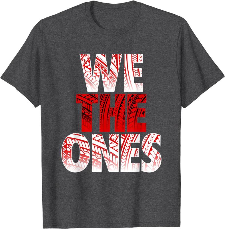 We The Ones Apparel T-Shirt Menswear Top Cotton Round Neck Sport Streetwear