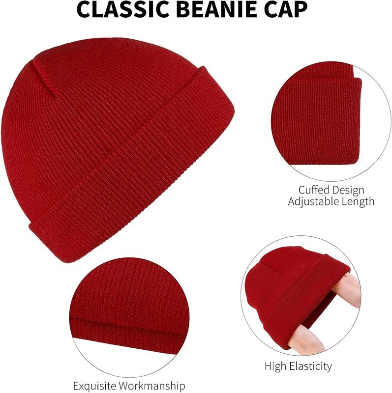 Beanie Cap Winter Warm Hats Soft Knit Beanie for Men or Women