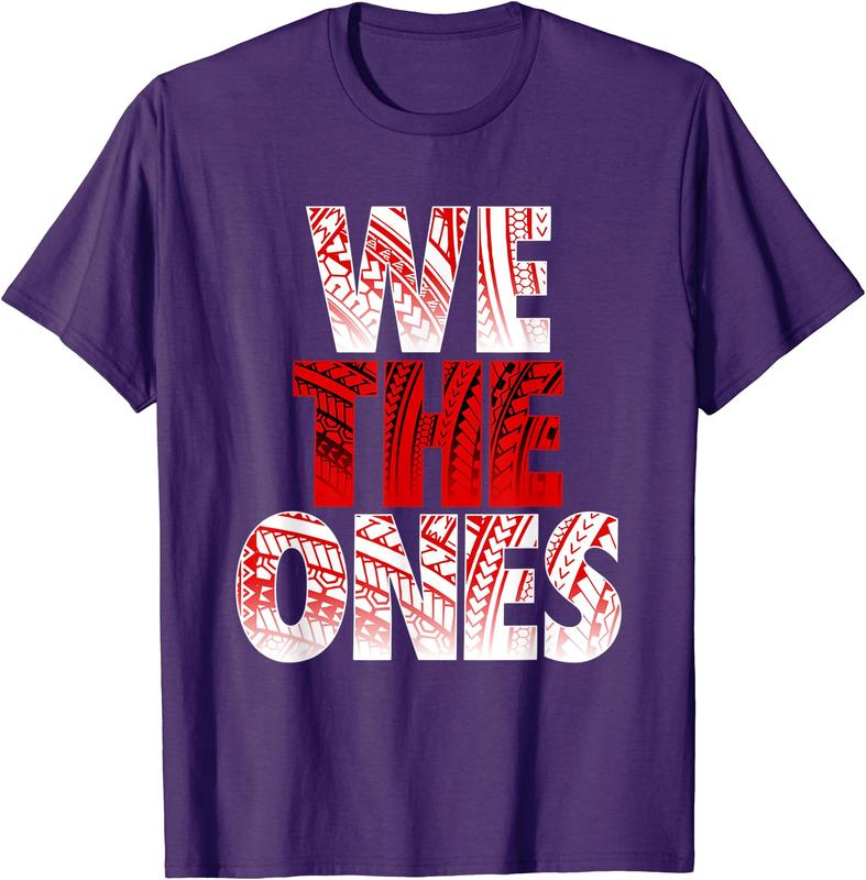 We The Ones Apparel T-Shirt Menswear Top Cotton Round Neck Sport Streetwear