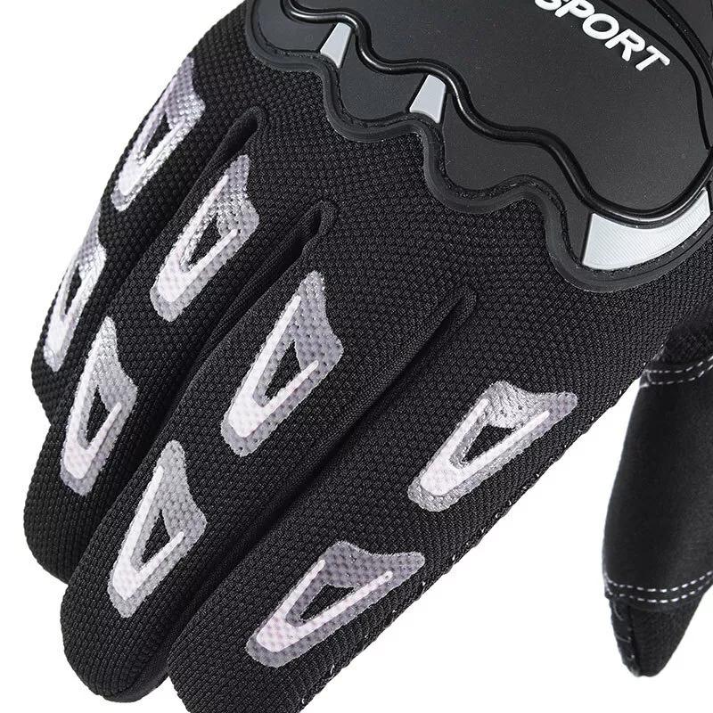 1 pair of cycling full-finger gloves, non-slip breathable gloves, shockproof tactical gloves, suitable for cycling, driving, bicycle racing, mountain bike sports