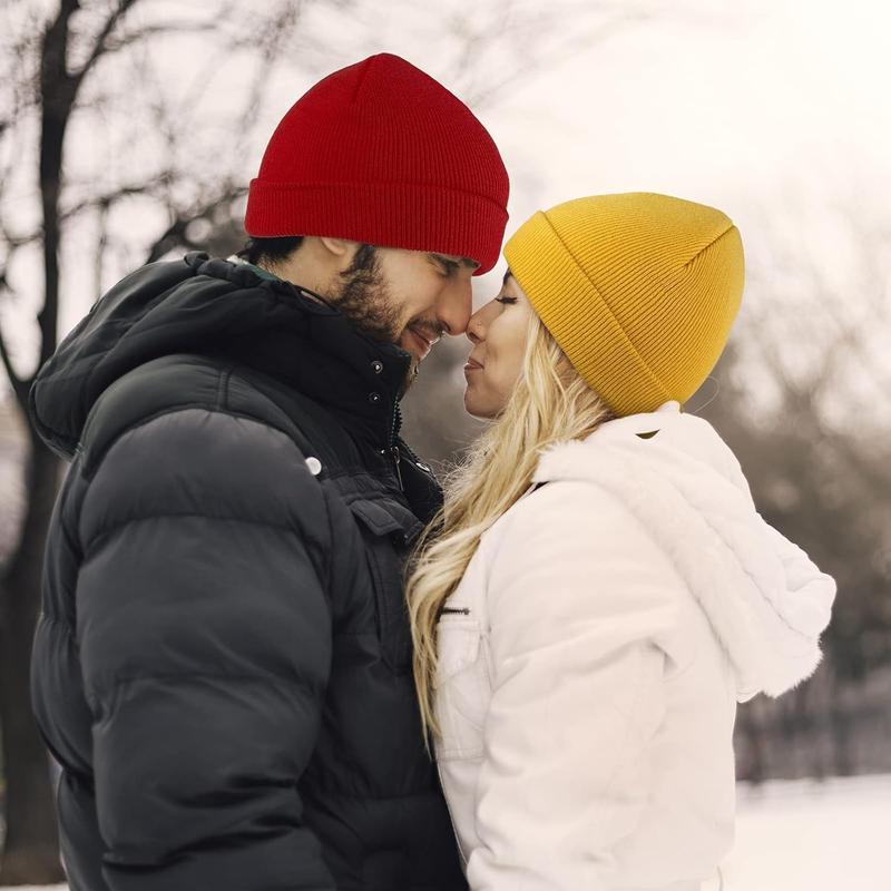 Beanie Cap Winter Warm Hats Soft Knit Beanie for Men or Women