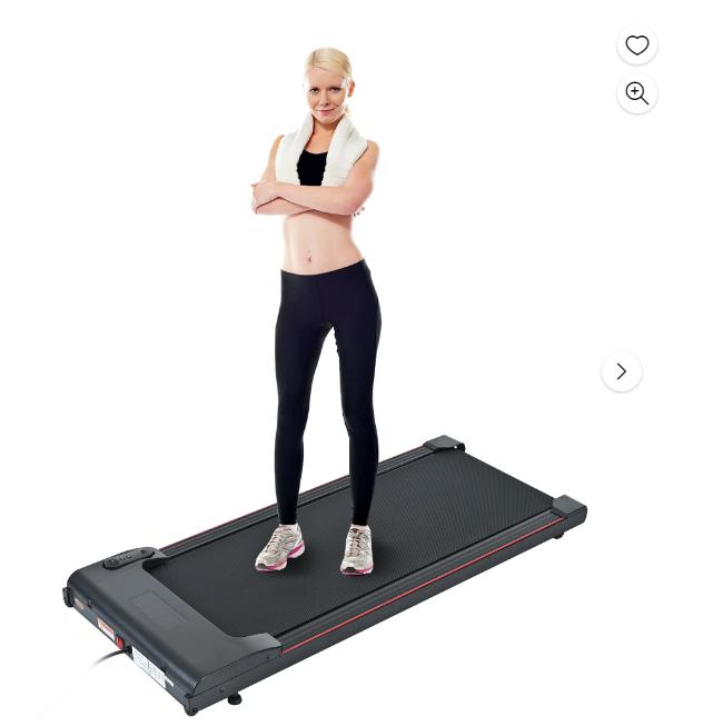 300LBS Walking Pad Under Desk Treadmill with 3.7HP Brushless Motor,Protable 2 in 1 Exercise Treadmill 0.5-4 mph Speed Range for Home Office Workout