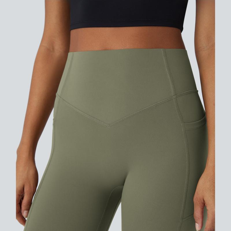 High Waisted Butt Lifting Tummy Control Side Pocket Shaping Training UltraSculpt Leggings