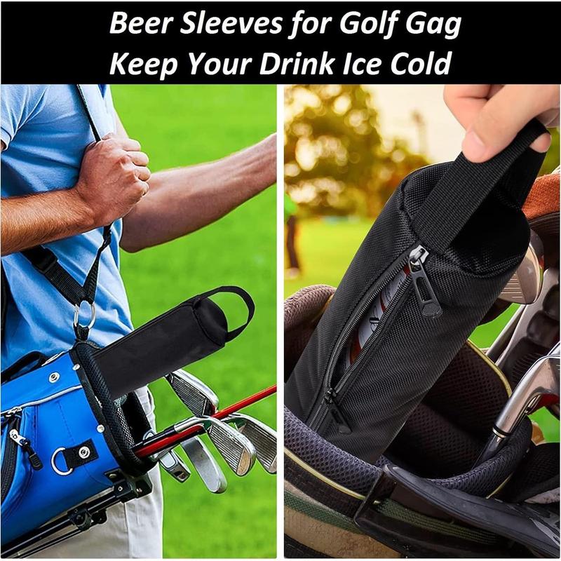 Sleeve for Golf Bag, Insulated Golf  Sleeve Holds 7-Cans Beverages, Sling Golf Cooler Bag,  Golf Accessories Golf Gifts for Men