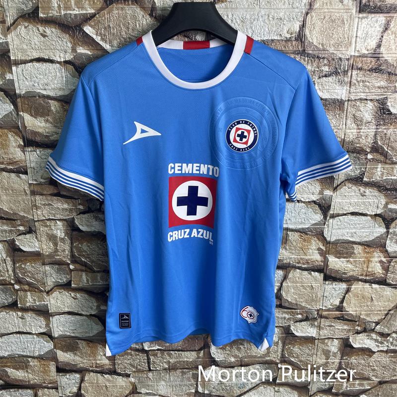 24 25 Mexico cruz Azul Blue Cross Home Jersey Fan Edition