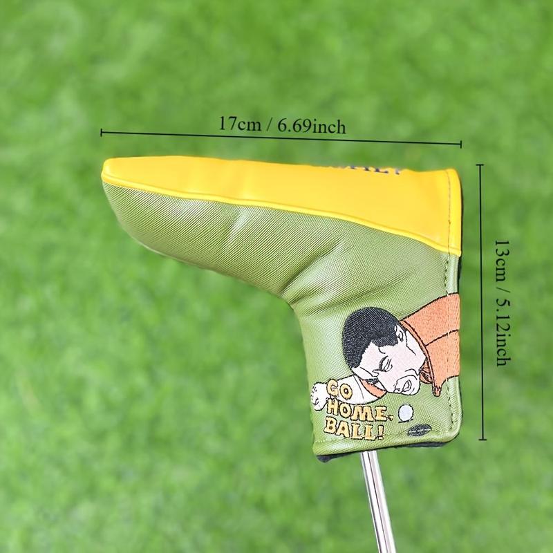 Character Pattern Golf Club Head Cover, 1 Count Durable & Stylish Golf Club Head Cover, Golf Accessories for Men & Women, Golf Gift