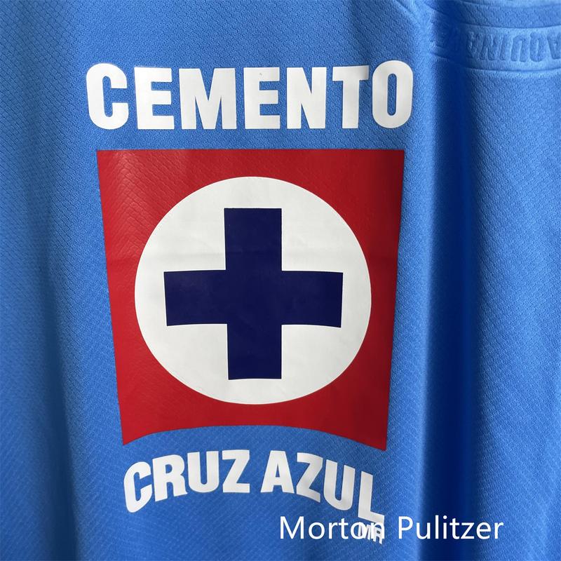 24 25 Mexico cruz Azul Blue Cross Home Jersey Fan Edition