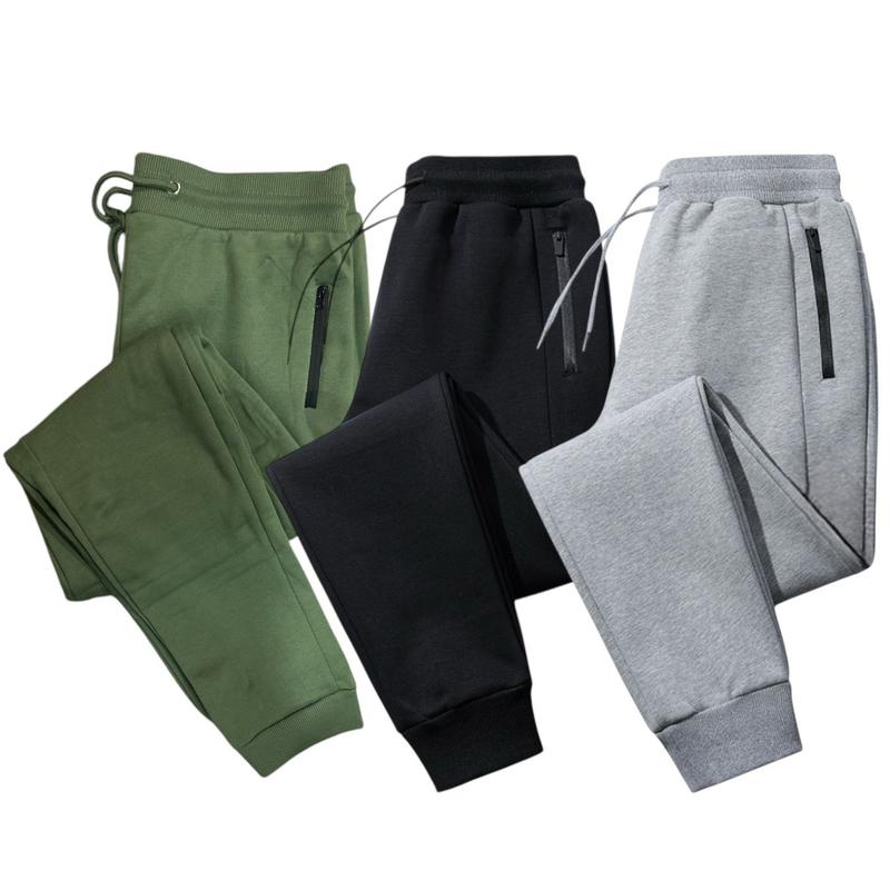 BenBen Men's Ultra Soft Fleece Joggers - Pack of 3, Cozy and Comfy for Everyday Wear