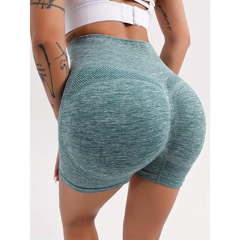 4pcs Women's High Waist Sports Gym Shorts, Gym Shorts, Quick Drying High Stretch Seamless Yoga Short Leggings, Leggings For Women