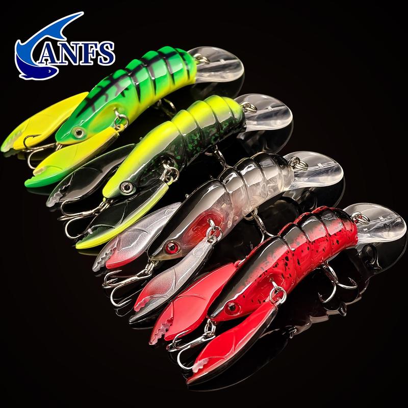 Artificial Crayfish Simulation Fishing Lure, 1 Count Realistic Fake Fishing Bait with Hook, Fishing Accessories for Outdoor Fishing