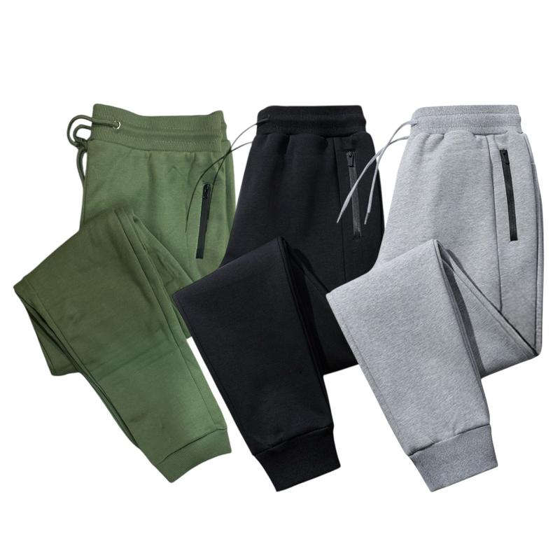 BenBen Men's Ultra Soft Fleece Joggers - Pack of 3, Cozy and Comfy for Everyday Wear