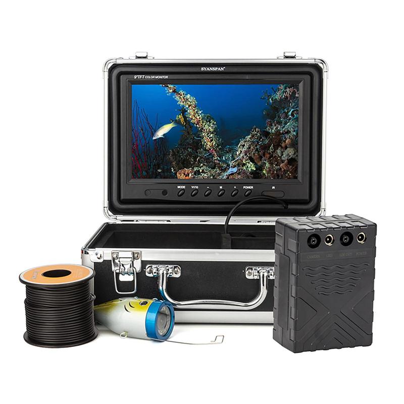 Underwater Fishing Camera with 12 LED Lights, 1 Set 7 Inch Large Screen HD Underwater Camera for Ice Lake Boat Kayak Fishing, Fishing Lights, Fishing Accessories, Fishing Gear