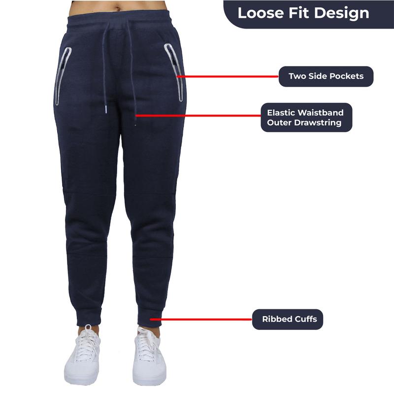 Women's Loose Fit Fleece Jogger Sweatpants