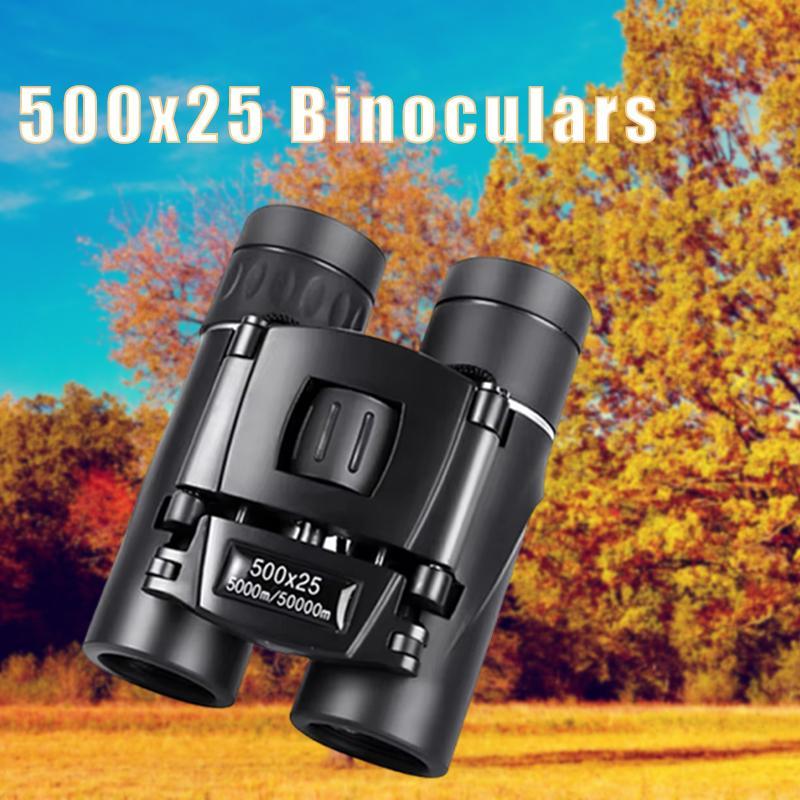 50000m 500X25 Zoom Binoculars, Portable Binoculars, Long Range Binoculars, Professional High Power Binoculars for Camping & Hiking