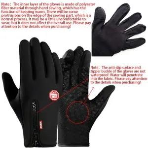 Windproof Winter Gloves Touchscreen Gloves Thermal Warm Gloves for Men and Women ,Sports Gloves With Fleece