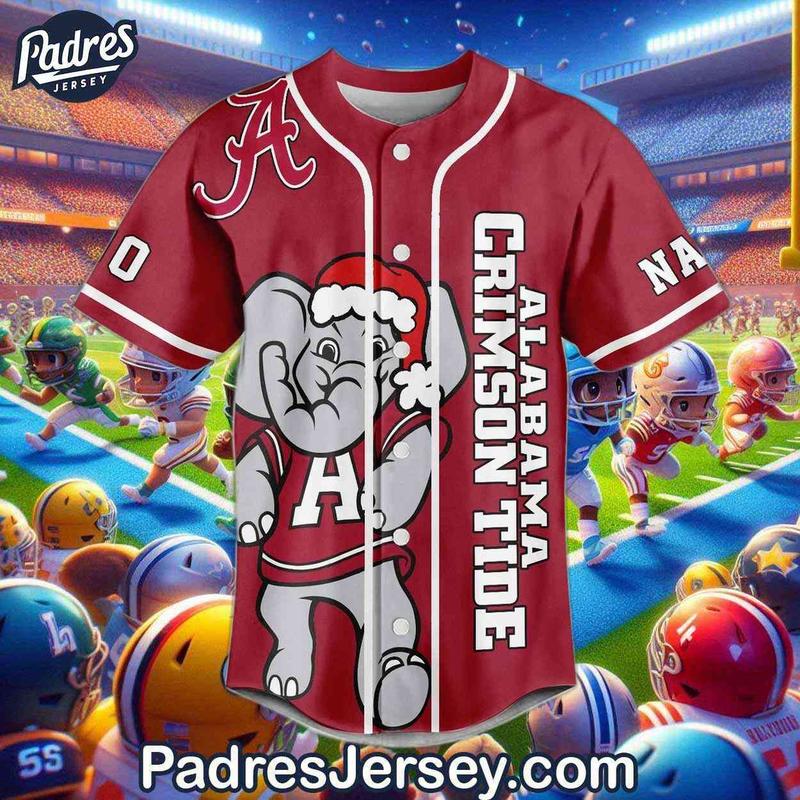 Custom Have A Roll Tide Christmas Baseball Jersey,Trending Jersey, Jersey Outfit Summer Trendy Jersey Shirt Gift For Baseball Lover, Jersey Outfit, Baseball Jersey Merch, Jersey Shirt For Him For Her Birthday