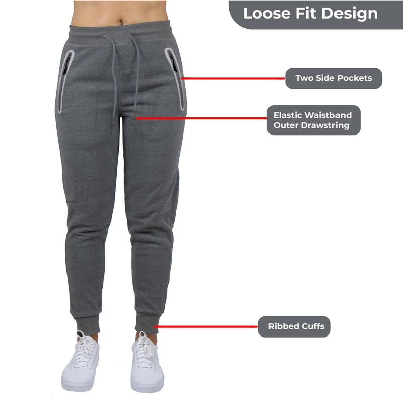 Women's Loose Fit Fleece Jogger Sweatpants