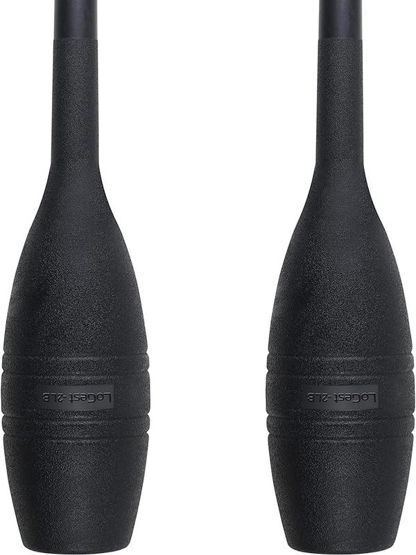 Exercise Club - Heavy Duty Plastic Indian Clubs Available in 1 LB and 2 LB Set 3LB Set 4LB Set of 2 Perfect for Strength Training Rehabilitation Improves Grip Full Body Workout Mace Clubs