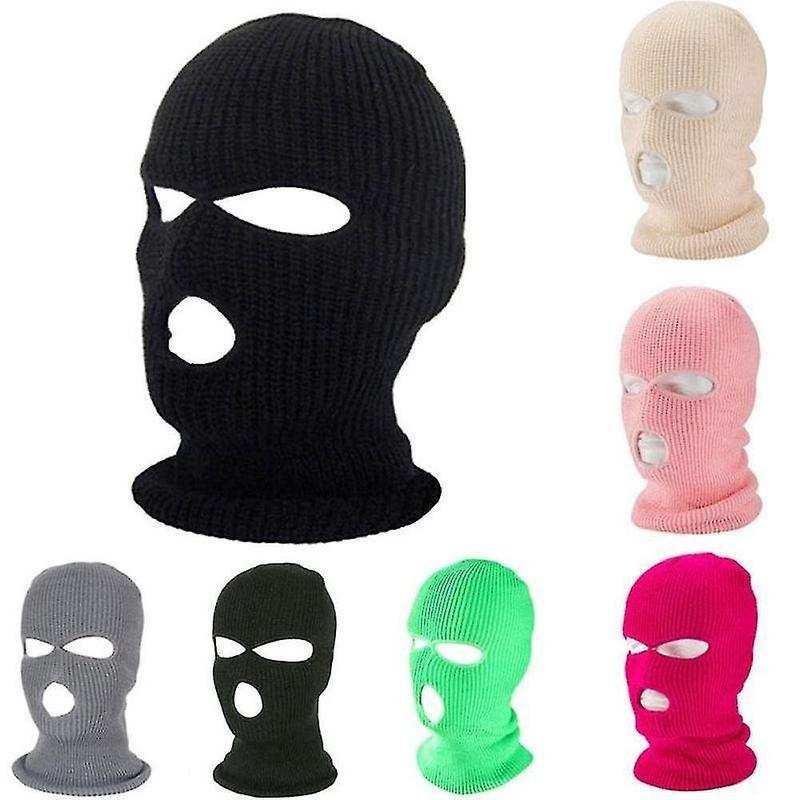 Full Face Mask Cover Ski Mask Winter Balaclava Cap Knitted Face Cover for Winter Outdoor Sports skimask skimask pushbackpackkid neckgaiter