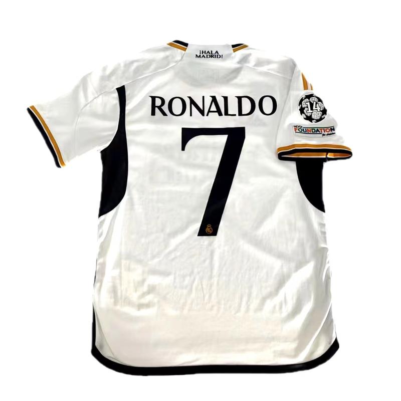 24 ronaldo Home No. 7 Jersey Football Short Sleeve