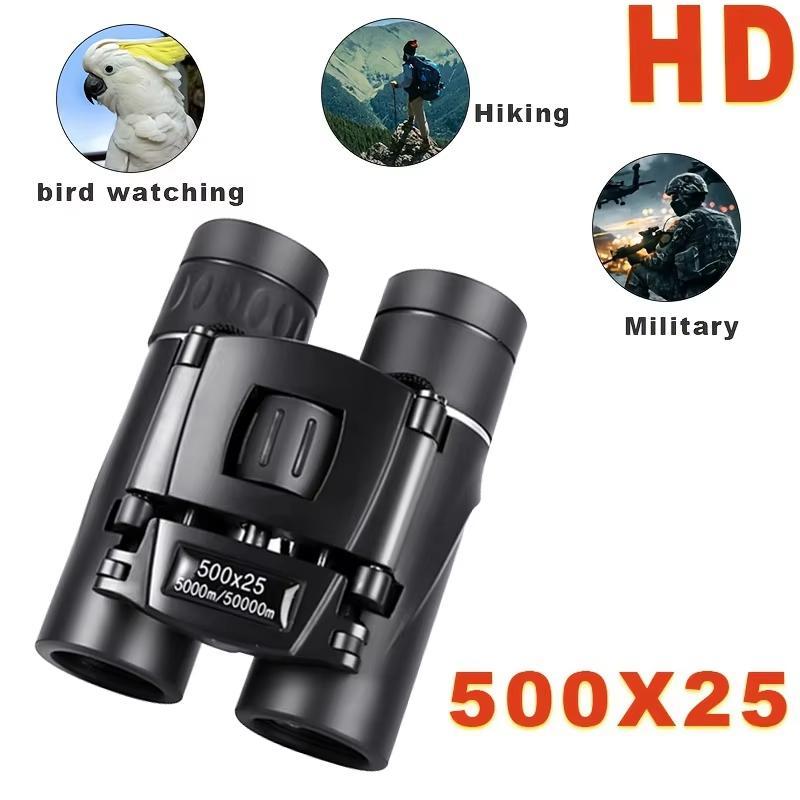 50000m 500X25 Zoom Binoculars, Portable Binoculars, Long Range Binoculars, Professional High Power Binoculars for Camping & Hiking