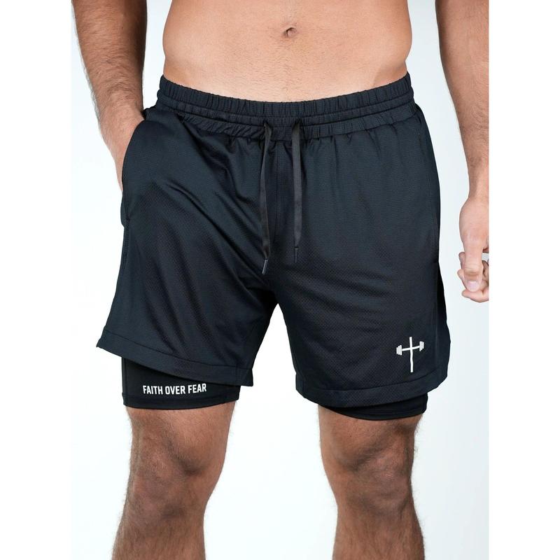 Faith Over Fear Liner Shorts