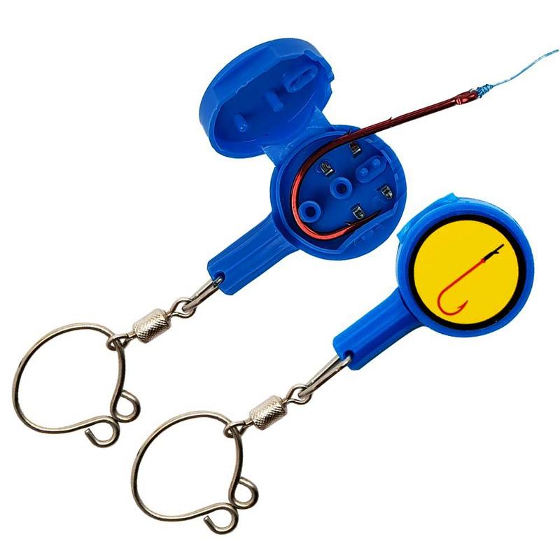 Fishing Knot Tying Tool, Portable Tie Fishing Knots Tool, 2 Counts set Fishing Accessories for Beginner Anglers, Flyfishing, Solocamping, Picnic Aesthetic, Christmas Gift