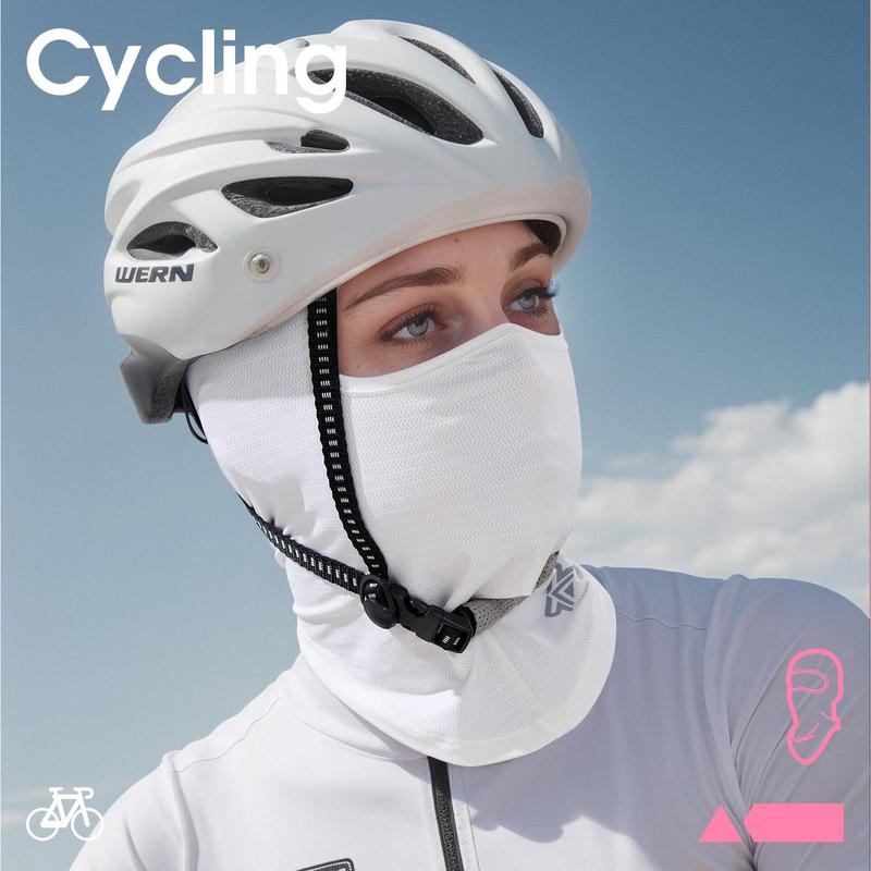 Comfort Summer Cycling Balaclava Face Mask, 3 Counts Ice Silk Highly Breathable Sports Cycling Mask, Comforts Full Face Mask for Men & Women, Bike Equipment