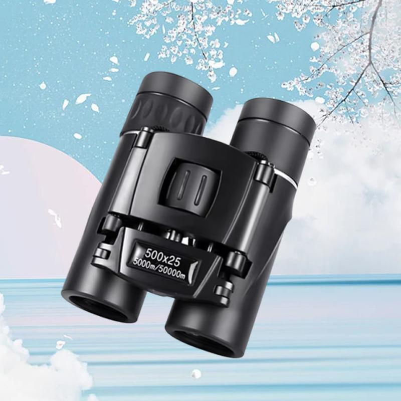 50000m 500X25 Zoom Binoculars, Portable Binoculars, Long Range Binoculars, Professional High Power Binoculars for Camping & Hiking