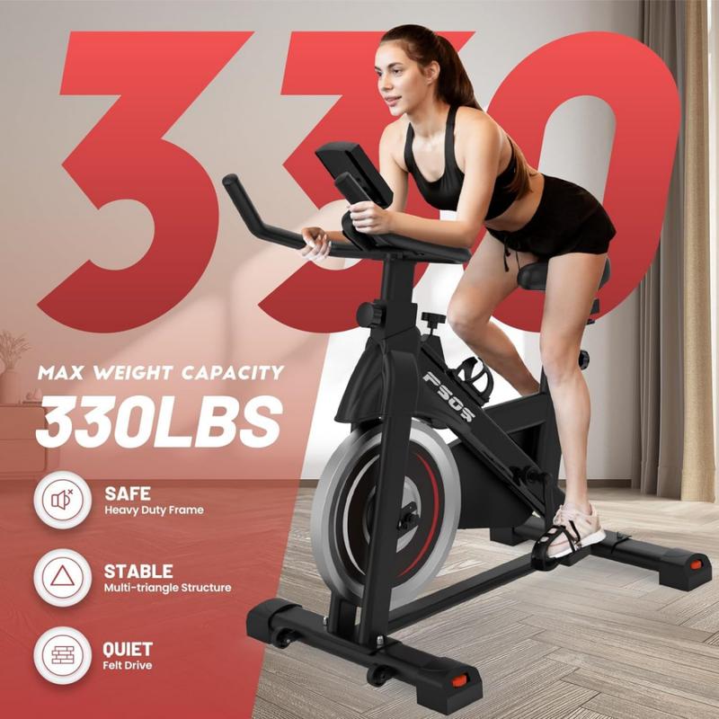 ZHI SHANG01-Exercise Bike, Stationary Bikes for Home Indoor Cycling Bike Cycle Bike with Digital Display & Comfortable Seat Cushion