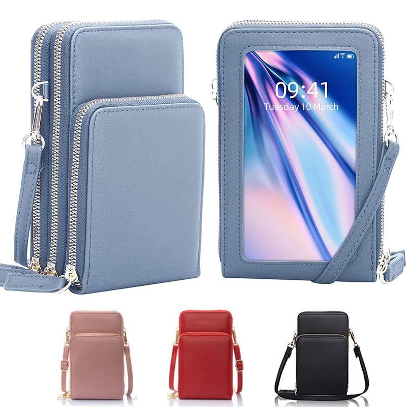 Women Handbag Bag Cell Phone Purse with Touch Screen Crossbody Shoulder