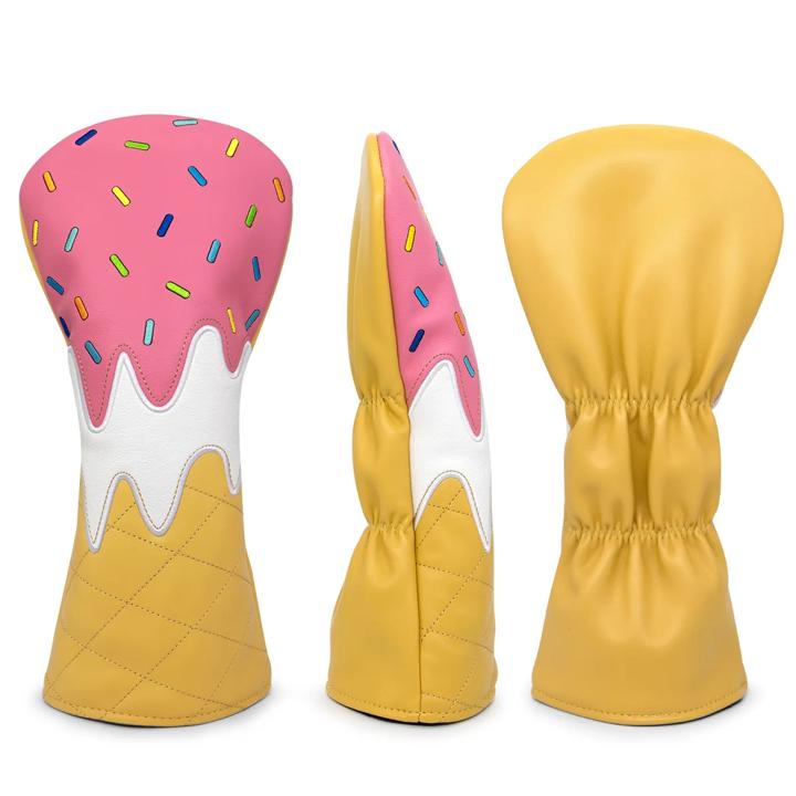 Head Covers (Ice Cream) – Premium driver, fairway wood, and hybrid covers for golfers. Durable and stylish golfer golf lover golf gift