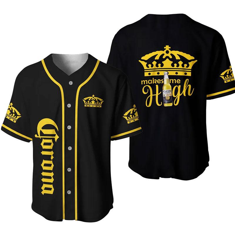 Corona Gift For Beer Baseball Jersey Shirt