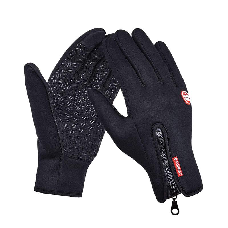 Touch Screen Windproof Gloves Warm Adjustable Non-Slip Gloves for Outdoor Running, Cycling Fishing Skiing Other Sports and Work Warm Gloves for Men