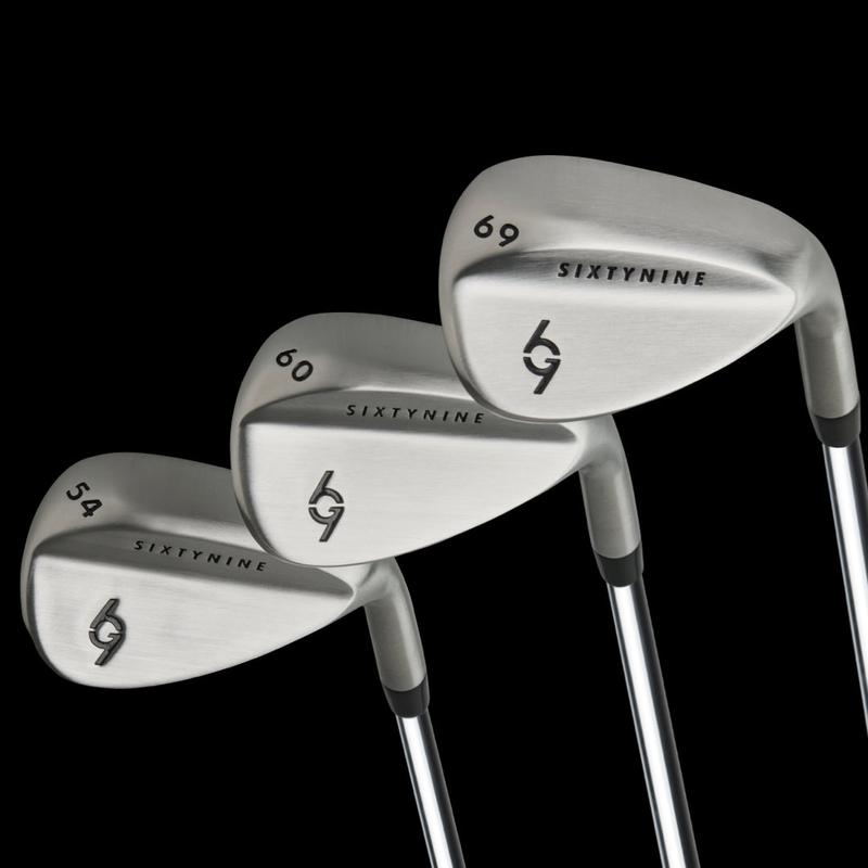 3-Wedge Set, featuring 54°, 60°, and the iconic 69° wedge