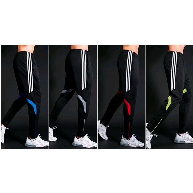 Running Pants for Men Training Jogging Sports Pants With Zipper Pockets Trousers Football Fitness Leggings Sweatpants